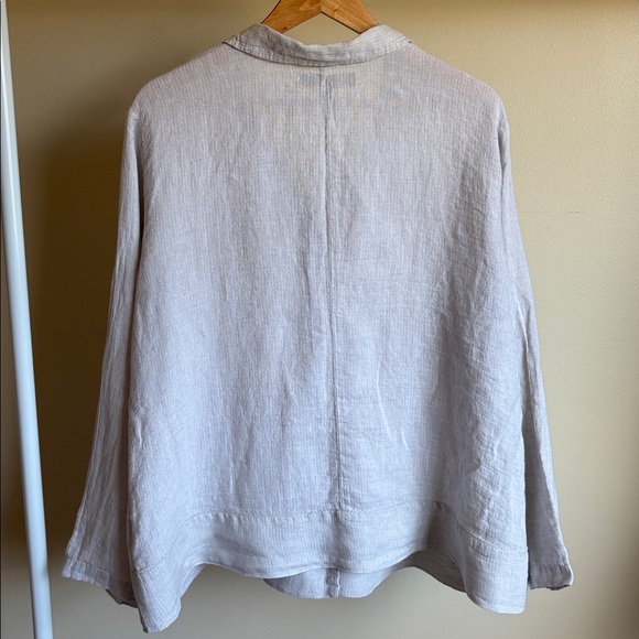 Vintage Flax Chore Coat Light Grey Excellent Condition - Picture 3 of 5